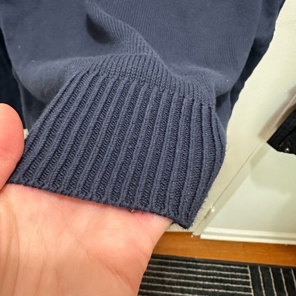 EVERLANE woman’s navy blue long sleeve sweater - Picture 4 of 5